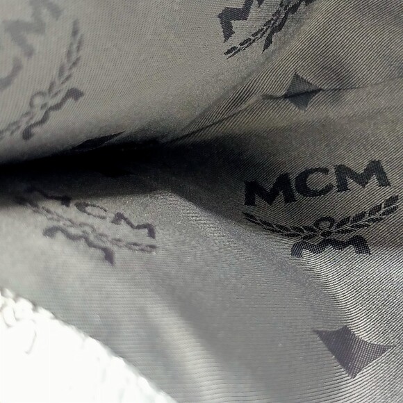 No Tariff Mcm Clutch Bag Silver Pvc #198881M24B - Picture 11 of 16